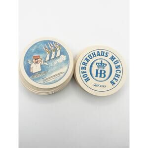 Vtg Hofbrauhaus Munchen Coasters Lot 44 Cardboard Bar Pub Aloisius German Beer